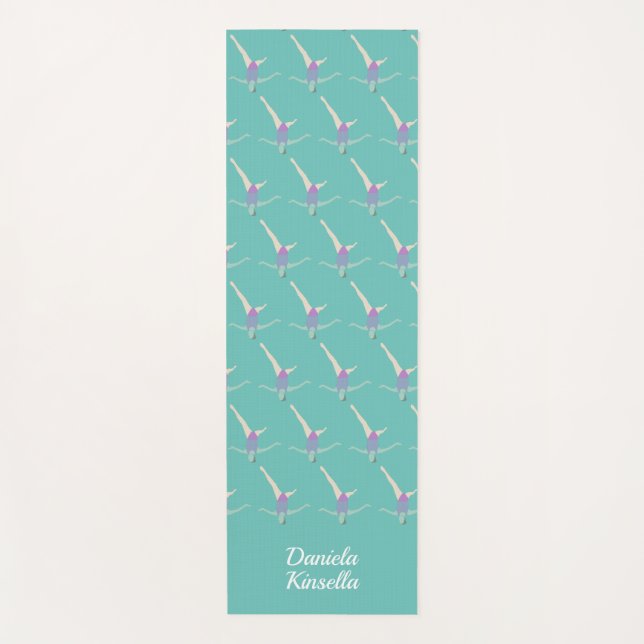 Artistic Swimming Yogamatte (Vorderseite)