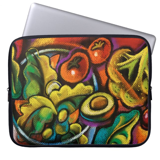 Artistische Gemüsemodley-Laptop-Hülle Laptopschutzhülle (Vorderseite)