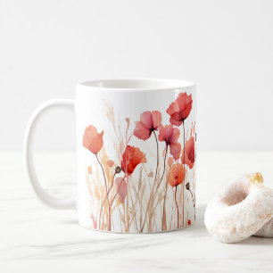 Artistische, wasserfarbene Pflaumen, getrocknet Kaffeetasse