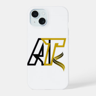 Artisto Logo Handyhülle – Elegantes Schwarz & Gold iPhone 15 Hülle