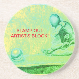 Artists and creative people dread artist’s block getränkeuntersetzer