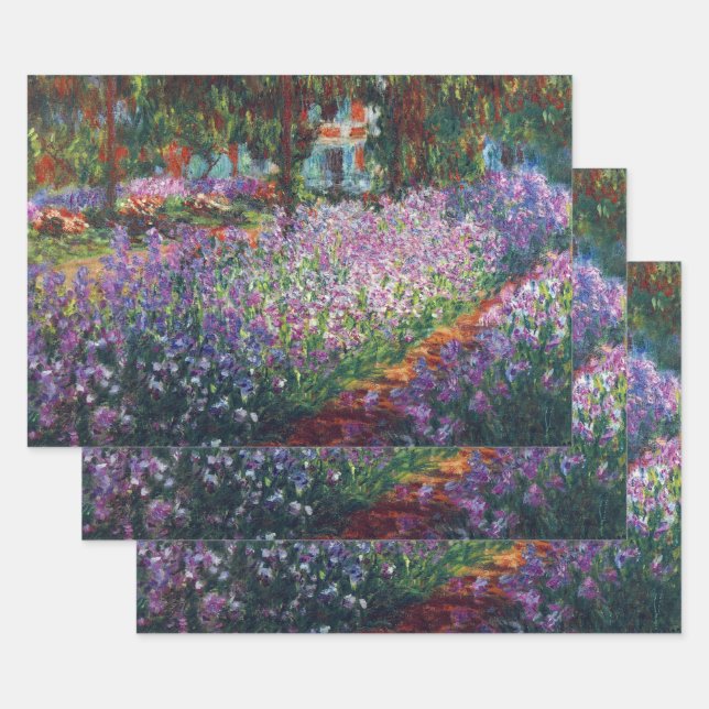 Artist's Garden at Giverny von Claude Monet Geschenkpapier Set (Set)