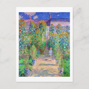 Artist's Garden, Monet Postkarte
