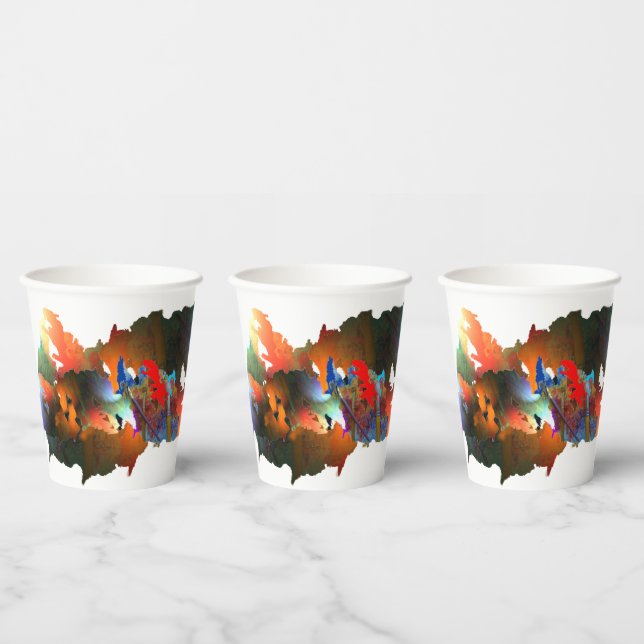 Artists Paint Cup Pappbecher (Multi)