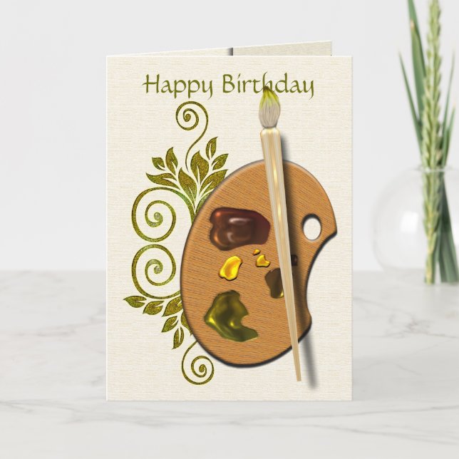 Artists Palette Karte (Vorderseite)