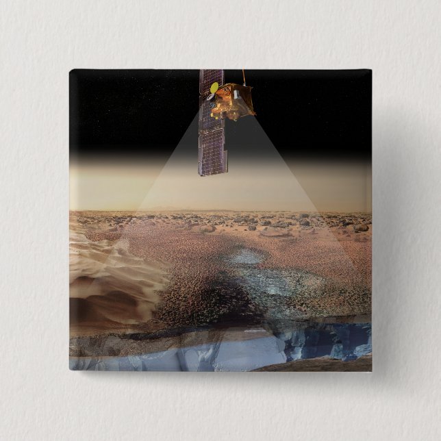 Artist's View of Odyssey Detection Ice Button (Vorderseite)