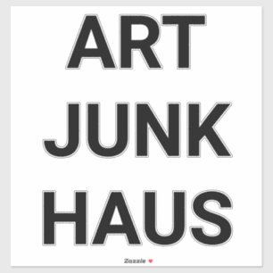 ARTJUNKHAUS Jeff Hankamer Artjunkhaus Splash-Art Aufkleber