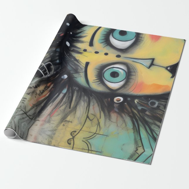 ArtLady 12 Bezaubernd und bedrückt Geschenkpapier (Ungerollt)