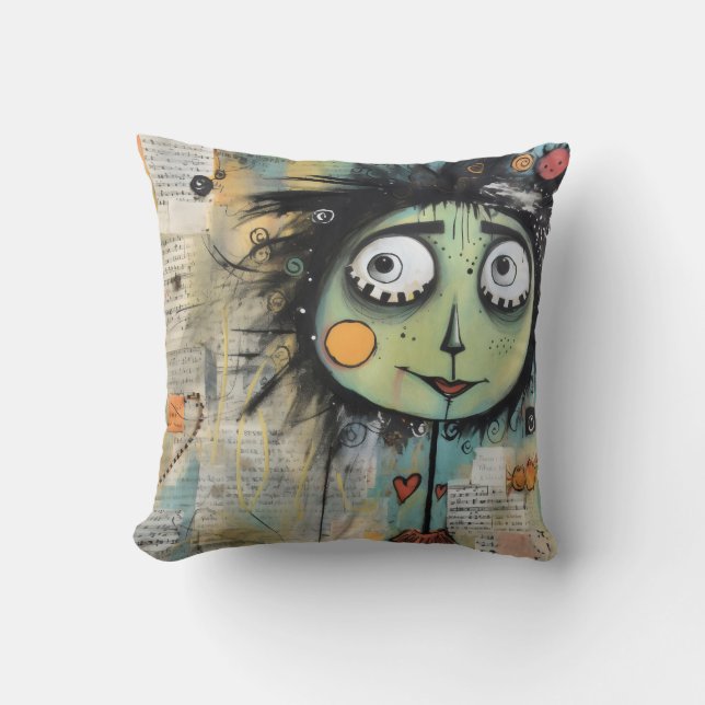 ArtLady 13 Bezaubernd und bedrückt Kissen (Vorderseite)