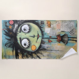 ArtLady 13 Bezaubernd und bedrückt Strandtuch