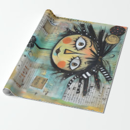 ArtLady 14 Bezaubernd und bedrückt Geschenkpapier