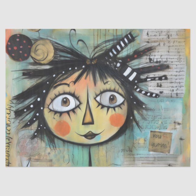 ArtLady 14 Bezaubernd und bedrückt Seidenpapier (Vorderseite)