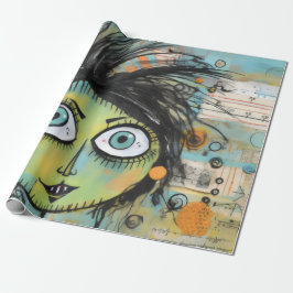 ArtLady 15 Bezaubernd und bedrückt Geschenkpapier