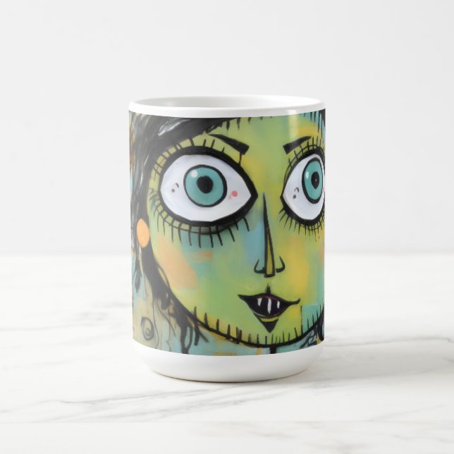 ArtLady 15 Bezaubernd und bedrückt Kaffeetasse (Mittel)