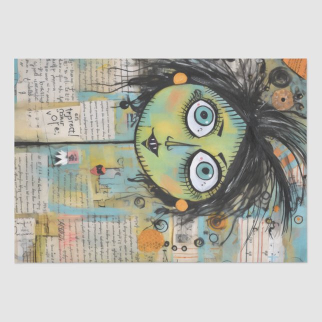 ArtLady 15 Bezaubernd und bedrückt Seidenpapier (Vorderseite)