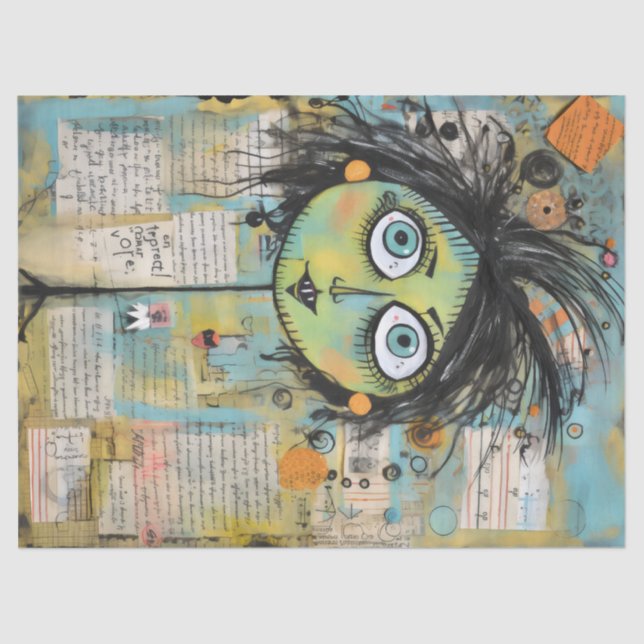 ArtLady 15 Bezaubernd und bedrückt Seidenpapier (Vorderseite)