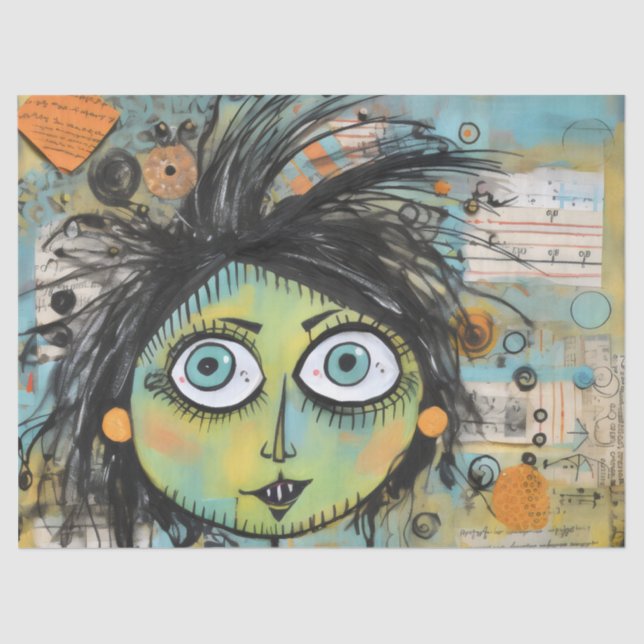 ArtLady 15 Bezaubernd und bedrückt Seidenpapier (Vorderseite)