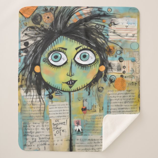 ArtLady 15 Bezaubernd und bedrückt Sherpadecke (Vorderseite)