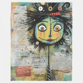 ArtLady 16 Bezaubernd und bedrückt Fleecedecke