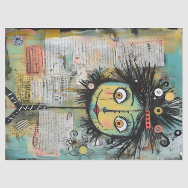 ArtLady 16 Bezaubernd und bedrückt Seidenpapier (Vorderseite)