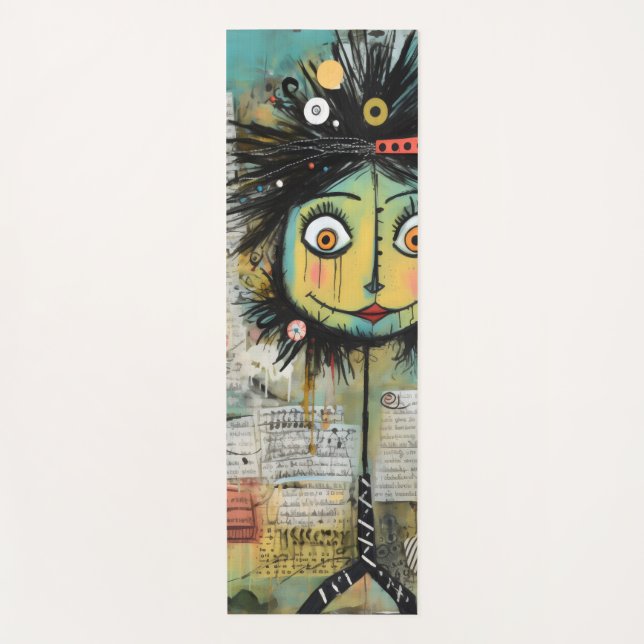 ArtLady 16 Bezaubernd und bedrückt Yogamatte (Vorderseite)