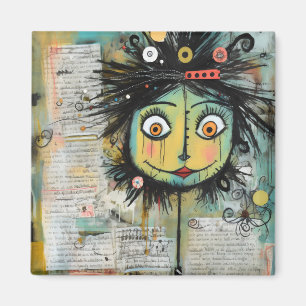 ArtLady 16 Charmant und abgenutzt Magnet