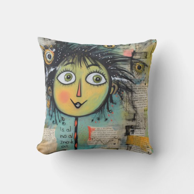 ArtLady 17 Bezaubernd und bedrückt Kissen (Vorderseite)