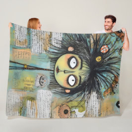 ArtLady 18 Bezaubernd und bedrückt Fleecedecke