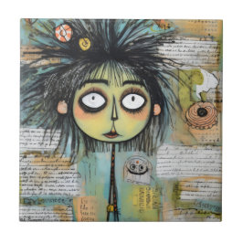 ArtLady 18 Bezaubernd und bedrückt Fliese