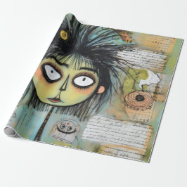 ArtLady 18 Bezaubernd und bedrückt Geschenkpapier