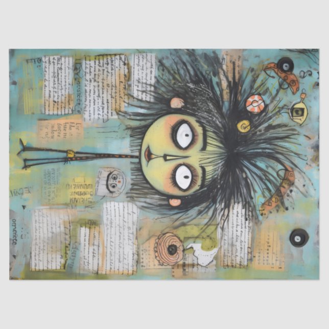 ArtLady 18 Bezaubernd und bedrückt Seidenpapier (Vorderseite)