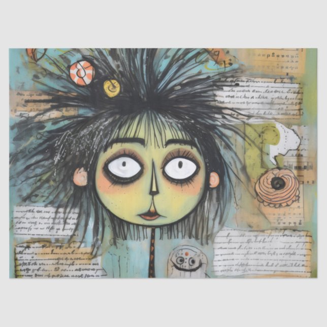 ArtLady 18 Bezaubernd und bedrückt Seidenpapier (Vorderseite)