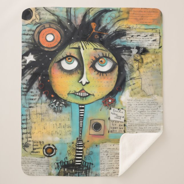 ArtLady 19 Bezaubernd und bedrückt Sherpadecke (Vorderseite)