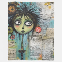 ArtLady 20 Bezaubernd und bedrückt Fleecedecke