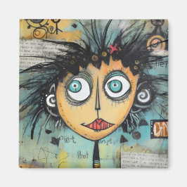 ArtLady 21 Bezaubernd und bedrückt Magnet