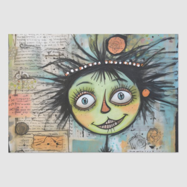 ArtLady 23 Bezaubernd und bedrückt Seidenpapier (Vorderseite)