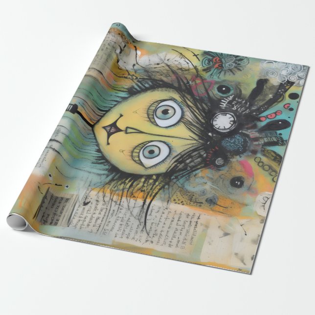 ArtLady 24 Bezaubernd und bedrückt Geschenkpapier (Ungerollt)