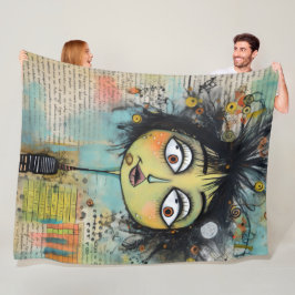 ArtLady 26 Bezaubernd und bedrückt Fleecedecke