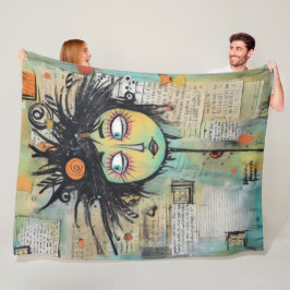 ArtLady 27 Bezaubernd und bedrückt Fleecedecke