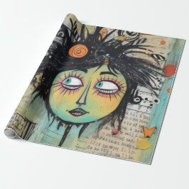 ArtLady 27 Bezaubernd und bedrückt Geschenkpapier