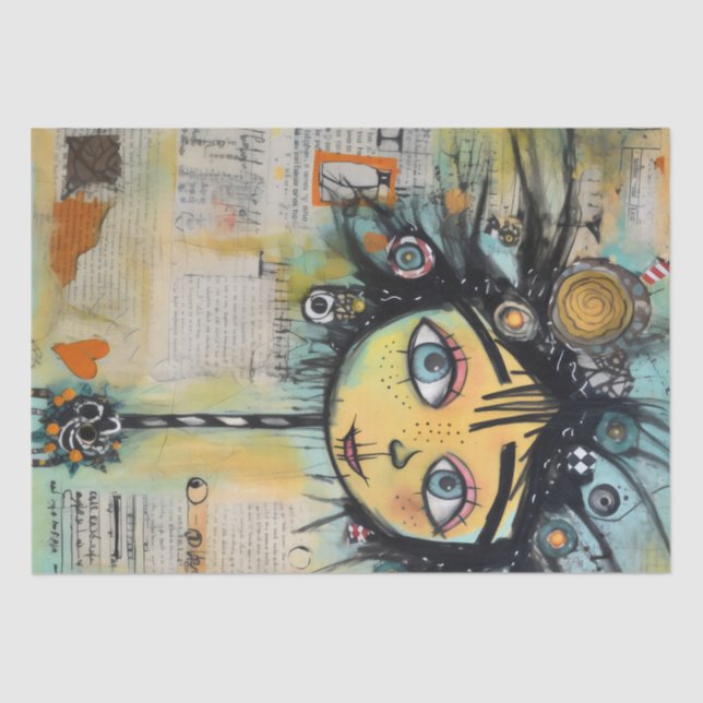 ArtLady 28 Bezaubernd und bedrückt Seidenpapier (Vorderseite)