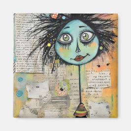 ArtLady 2 Bezaubernd und bekümmert Magnet