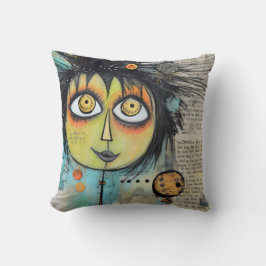 ArtLady 3 Bezaubernd und bekümmert Kissen