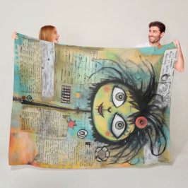 ArtLady 4 Bezaubernd und bekümmert Fleecedecke
