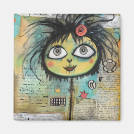 ArtLady 4 Bezaubernd und bekümmert Magnet