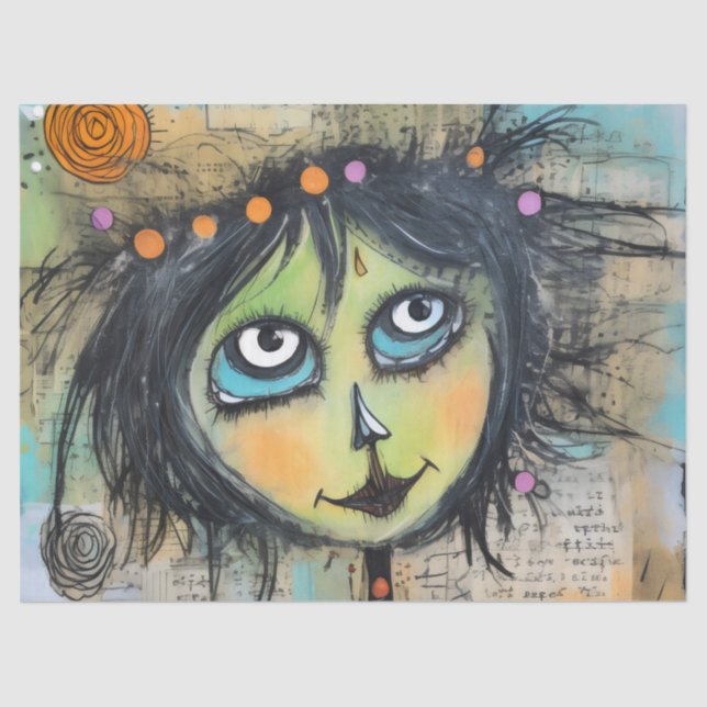 ArtLady 5 Bezaubernd und bekümmert Seidenpapier (Vorderseite)