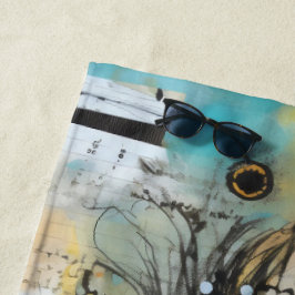 ArtLady 7 Bezaubernd und bekümmert Strandtuch