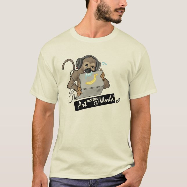 ArtMonkey Weltdigital-Logo 2010 T-Shirt (Vorderseite)