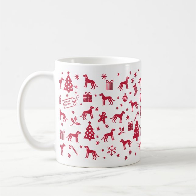 Artois Hound Weihnachtsdesign Kaffeetasse (Links)
