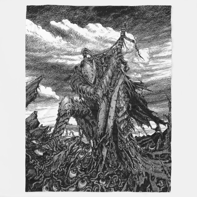 Artorias of the Abyss - The Broken Wolf Fleecedecke (Vorderseite)